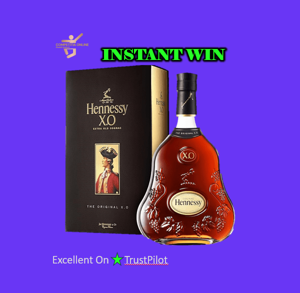 Win Instantly This Hennessy X.O Cognac, 70cl or £100 Cash
