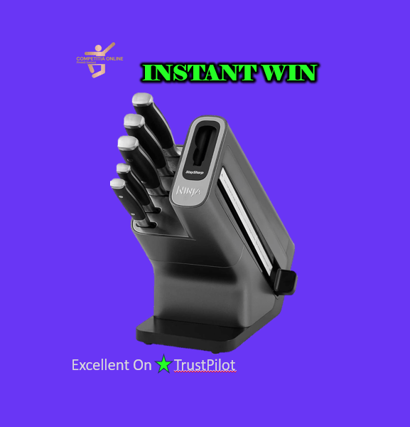 Win Instantly this Ninja Foodi StaySharp Knife Set