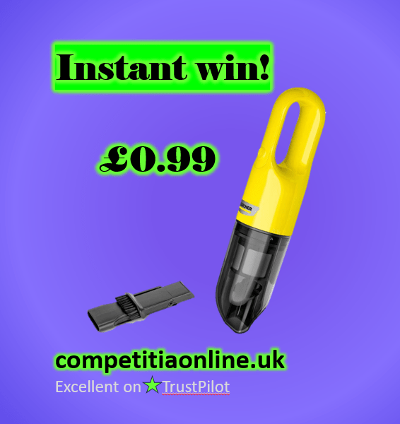 Win instantly this Karcher cordless vacuum cleaner