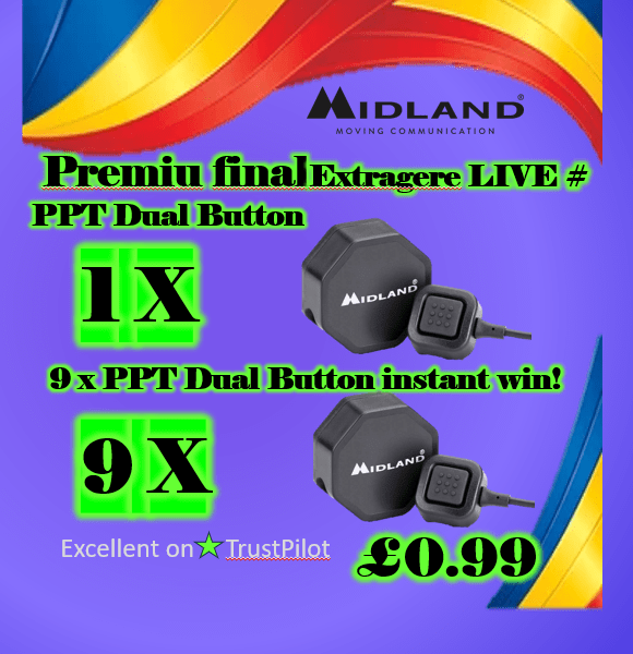 Midland PPT Dual Bluetooth| Live Draw + instant win
